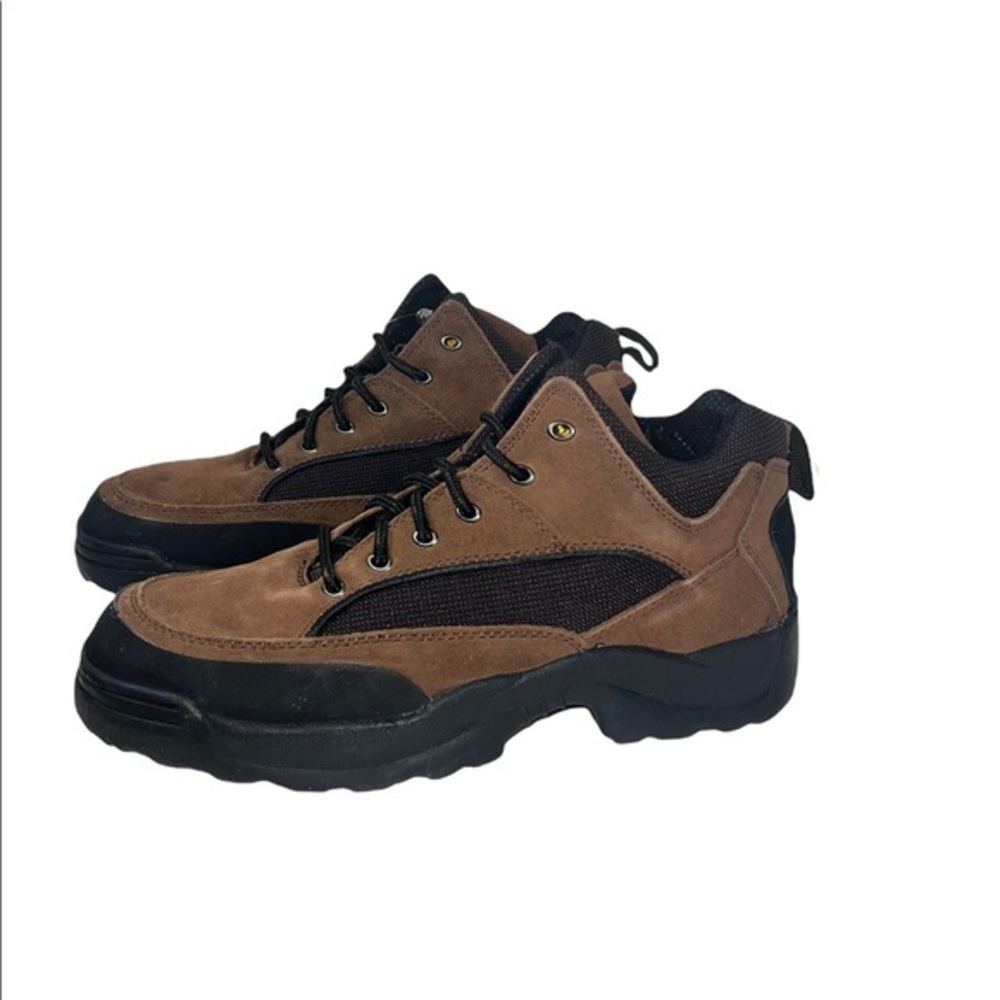 NEW Lehigh Brown Leather safety EH oil resistant work boots women 12.5 men 10.5 - Picture 6 of 12